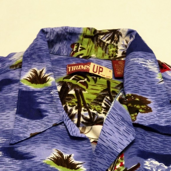 Vintage Thumbs Up Hawaiian Shirt. Preowned. Size XL. - Picture 8 of 8